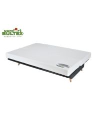 COMFORT BULTEX Clic clac 3 Plätze - Anthrazitfarbener Stoff - 192 x 95 x 101 - MONA