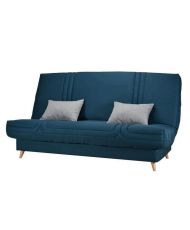 KOMFORT BULTEX Clic clac 3 Plätze - Blauer Stoff - 192 x 95 x 101 - MONA