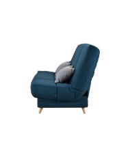 KOMFORT BULTEX Clic clac 3 Plätze - Blauer Stoff - 192 x 95 x 101 - MONA