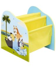 Bücherregal mit Taschen für Kinder – Bücheraufbewahrung für das Kinderzimmer BLUEY