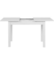 Mora Extendable Table - 1 40 cm extension included - 110 / 150 x 75 x 70 cm - White color