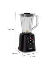 Moulinex Blender, Bol léger incassable 2 L, Mixeur haute vitesse, Lames Powelix Life, Nettoyage facile, PerfectMix