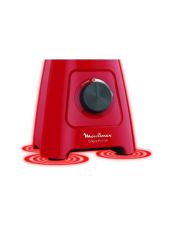 Moulinex Blender électrique, Mixeur, 600 W, Bo1,25 L, 5 programmes, 4 lames amovibles, Smoothies, Glace pilée