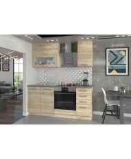 Complete kitchen 180 cm with worktop - sonoma oak - LASSEN