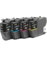 Pack de 4 Cartouches d'encre LC421VAL - BROTHER - Noir, Cyan, Magenta et Jaune 