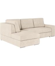 ARTEMIS 4-Sitzer-Umbausofa links – Beige Cord – 246 x 174 x 96 cm