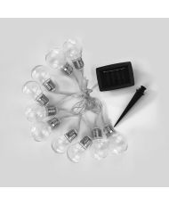 Dixy Solar String Light with 10 LED Filament Bulbs - Water Resistant - 3.8m