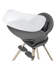 Trona evolutiva 8 en 1 para bebé, Trona/Elevador/Taburete/Escritorio, De 6 meses a 5 años, Beyond Graphite2 Eco