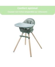 Chaise haute bébé évolutive 8 en 1, Chaise haute/Réhausseur/Tabouret/Bureau, De 6 mois à 5 ans, Beyond Green2 Eco