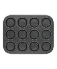 Form für 12 Muffins 30 x 23 cm braun
