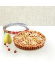 Tefal Moule à tarte en acier Ø 28 cm - Rouge et gris