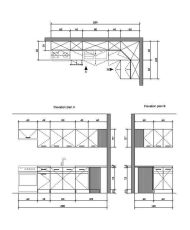 Cuisine d'angle complete 340 cm - 10 éléments - Blanc brillant