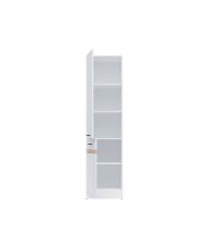 Colonne de cuisine 2 Portes ouverture gauche - 50 x 196 x 46 cm - Blanc brillant