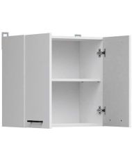 Mobile alto 60 cm - 2 Ante - Bianco lucido