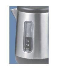 Bouilloire - Compacte 0.5L - Inox satiné et noir - Filtre anti-calcaire amovible