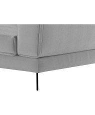 Canapé d'angle gauche convertible IMPERIA5 places - gris clair - 2 coffres de rangement - 304 x 212 x 86 cm