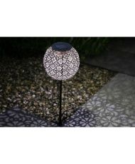 Solar-powered metal decoration - Retro design - GALIX - 1 white LED - 8 hours of lighting - 10 Lumens