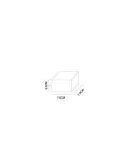 Cube de glace solaire GALIX G4470 - 1 LED - 7 cm