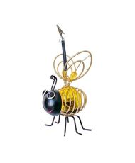 Abeille Solarlampe – GALIX – 4 weiße LEDs – 8 Stunden Leuchtdauer – Metall und Glas