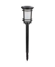 Linterna solar con efecto llama natural - GALIX - 33 LED parpadeantes - ABS termoformado - 64/53 x 13,4 cm