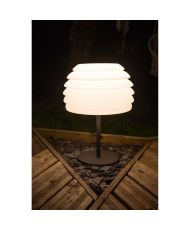 Lampe Champi résine 230V 50 cm - GALIX - éclairage extérieur original et pratique