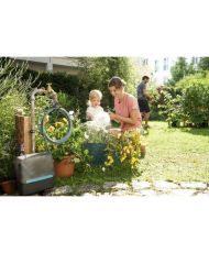  Manguera en espiral GARDENA con soporte integrado - Longitud 7,5 m - Ø 9 mm - Fácil enrollado