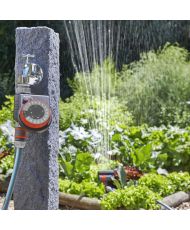 Programmatore di irrigazione GARDENA – Pulsante rotativo – Batteria 9V non inclusa – Pressione max 12 bar