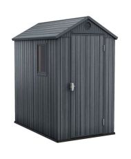  Casetta da giardino Keter Darwin 46 effetto legno grigio