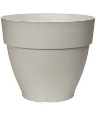 Pot De Fleurs Rond VIBIA - Plastique Réservoir - Ø 35 - Blanc