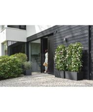 Vivo Next Square 40 Blumenkasten – Schwarz Ø 39 x 38 cm – 100 % recycelt