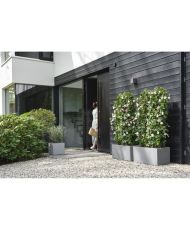 Vivo Next Square 40 Bac à fleurs - Gris Ø 39 x 38 cm - 100% recyclé