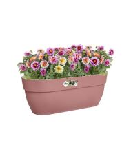 Pot de fleurs - Large - Rose Poussiere - Balcon extérieur - 24 x 46 x 26.5 cm