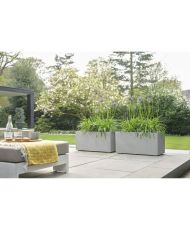 Blumenkasten - Grau - 59 x B 30 x 29 cm - 100 % recycelt