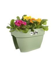 Blumentopf – Vibia Campana Flower Bridge 40 – Pistaziengrün – Außenbalkon – 26 x B 39 x 22 cm