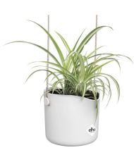 B.FOR Runder Blumentopf - Kunststoff - Ø 18 - Weiß