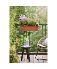 Noa Balconnière L - Marron - 65 x 20 x 18 cm - 100% recyclé