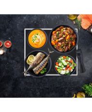  Removable cookware set 15 pieces 16-20-22-24-26 cm black