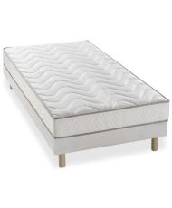 Box spring + mattress set 90 x 190 - 5 zones and memory foam - 16 cm