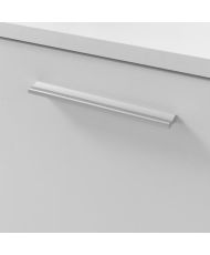 Buffet bas - Blanc mat - 4 portes 3 tiroirs - 179 x 42 x 74,5 cm