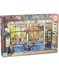 5000 piece puzzle THE BEST BOOKSTORE IN THE WORLD - EDUCA - Scene of life - Multicolor
