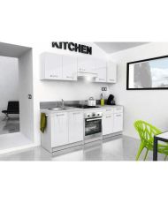 80 cm kitchen base unit with worktop included - Glossy White