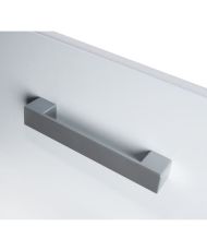 Meuble de cuisine haut d'angle 58 cm - Blanc brillant