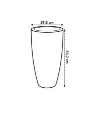 Pure Soft Round Hig 30 white