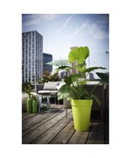 Runder Kunststoff-Blumentopf Loft Urban Anthrazitgrau Ø 34 x 45,6 cm 23 l