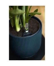 Pot De Fleurs Rond VIBES - Plastique - Ø 22 - Bleu Foncé