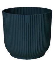 Runder Blumentopf - Kunststoff - Ø 45 - Schwarz