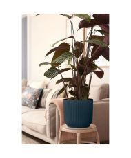  Vibes Fold Round Flowerpot Wheels 35 - Blau Ø 35 x 32 cm