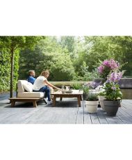 VIBIA Runder Blumentopf – Kunststoffbehälter – Ø 40 – Weiß