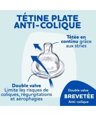 4 tétines plates 