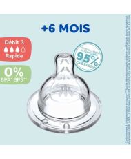  4 flache Sauger